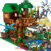 Magnetische Bausteine - Village & Tree‑House Set 2024
